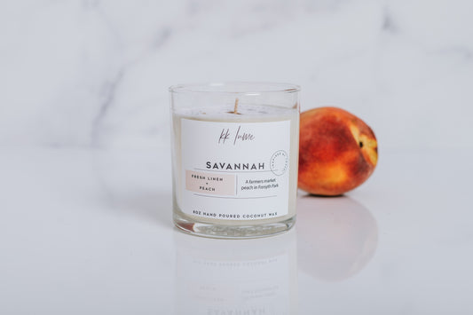 SAVANNAH (fresh linen + peach)